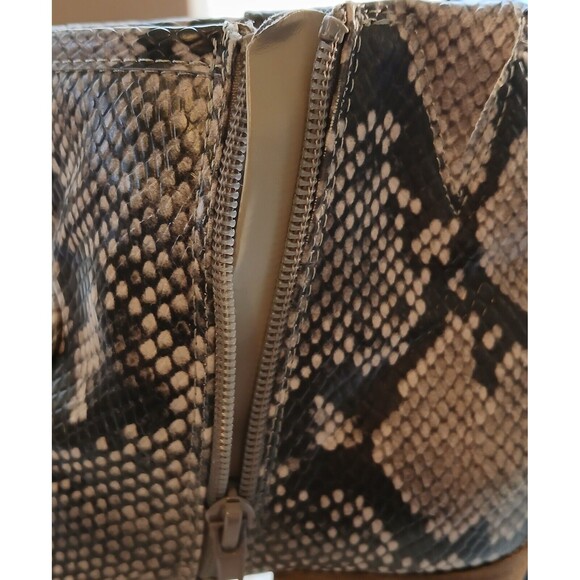 Carlos by Carlos Santana Lydia Ankle Boot Natural Snake Faux Leather Women's 7 - Picture 11 of 14